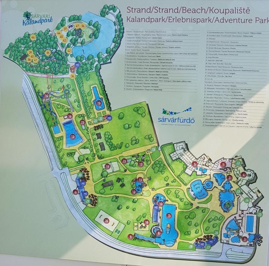Zafir Sziget Apartman Sárvár Εξωτερικό φωτογραφία